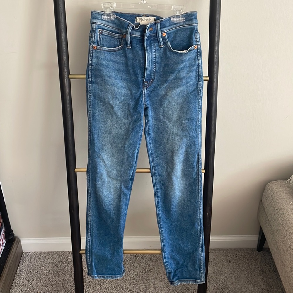 Size 25 Madewell Straight Leg Jeans Almost New